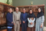 بازدید پژوهشگر برجستۀ آکادمی علوم اجتماعی چین از دانشکدۀ ادبیات فارسی و زبانهای خارجی و بازدید از گروه زبان چینی