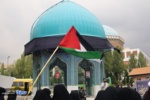 گزارش تصویری از تجمع ضدصهیونیستی دانشگاه علامه طباطبایی