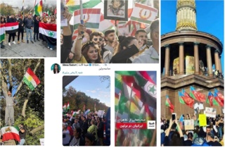 افتضاح تاریخی وطن فروشان در برلین/جماعتی که یک بار در محکومیت تحریم مردم ایران تجمع نکردند